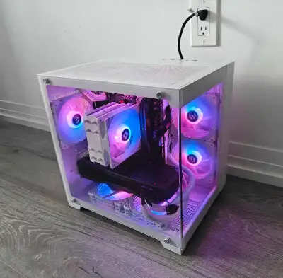 RX 7900XT Ryzen 9600X premium gaming PC white 4070Ti Super XTX, View more