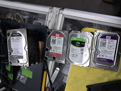 2TB 3.5" HDD Hard Drives WD Red Black Blue Seagate Barracuda, View more