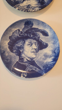 Delft Rembrandt Blue and White Wall Art