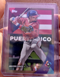 Javier Baez Baseball Card
