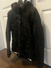 Firefly snowboard jacket - black, medium 