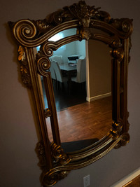 Gold antique Mirror