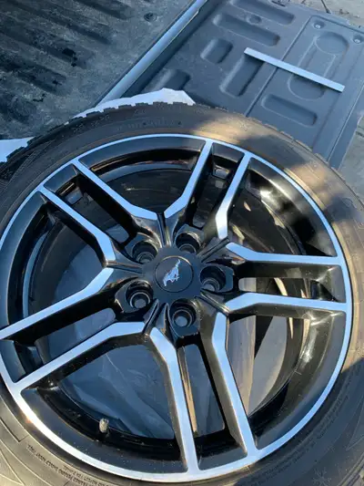 4 factory wheels from 2020 mustang GT. 18inch x 8inch. No curb rash. Overall the set of 4 is in grea...