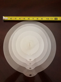 Set of 5 Heat Resistant Suction lids - Reusable & Microwavable