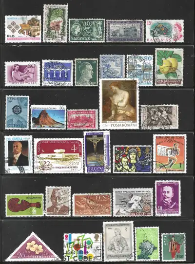 Lot of 50 Used Worldwide Postage Stamps (Lot 2322), View more