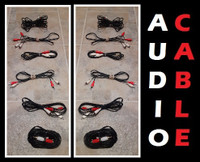 CABLES + WIRES — For AUDIO Components — Only $5, $10, $20 Each!