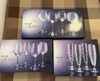 Mikasa Cheers 3 Sets of 4 glasses