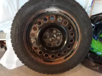 4 Goodyear Nordic 225 R60 17. Rim specs Bolt pattern - 5-114.3 mm Center bore - 67.1 mm Low kms, exc...