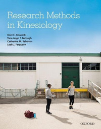 Research Methods in Kinesiology Text Book Like New