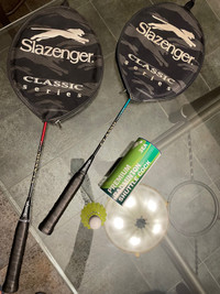 2 Slazenger Classic Match Badminton Rackets