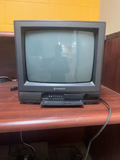 1990 13” CRT Hitachi Color TV (Model CT1395B), View more