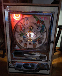 Vintage Pachinko Machine Working with Balls