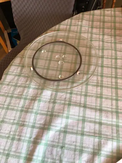 assiette à four micro avec anneau 10.5 pouces de diamètre , View more