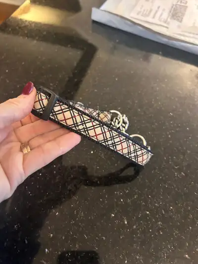 RC Pets collars Tartan: 14”-18” Black pattern: 11”-14” Plain black: 11”-14” $10 each Pick up in Burl...