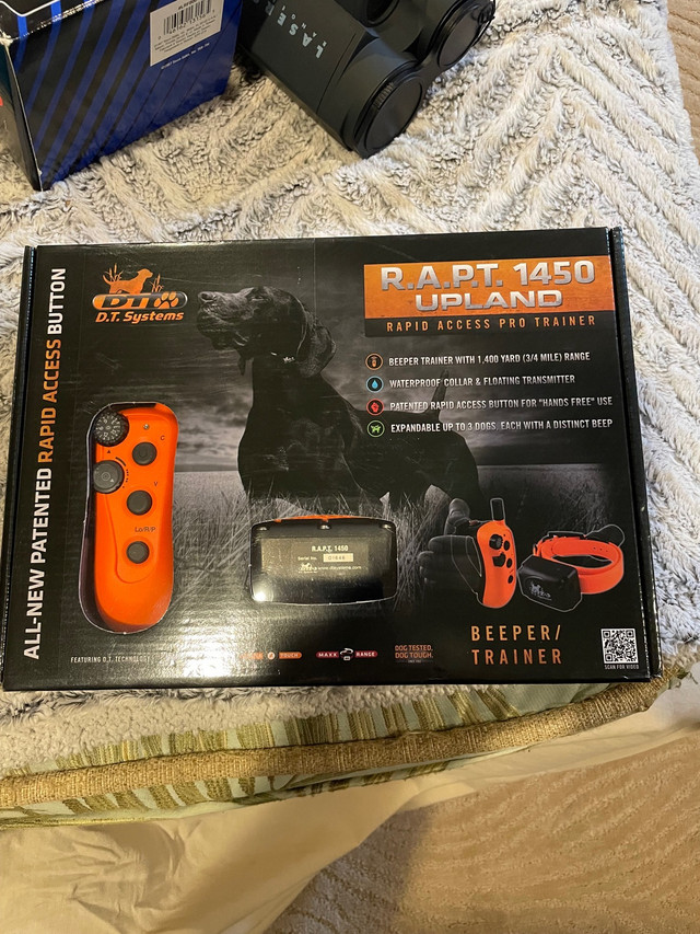D.T. Systems R.A.P.T. 1450 Remote Dog Trainer, Orange/Black in Accessories in Moose Jaw