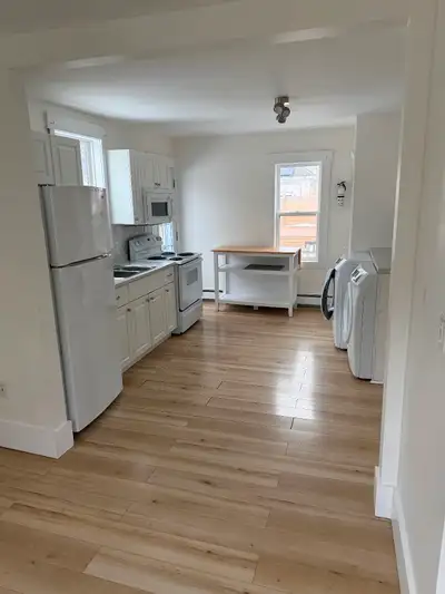 This bright, single level, house in Brighton is a block from Victoria park.