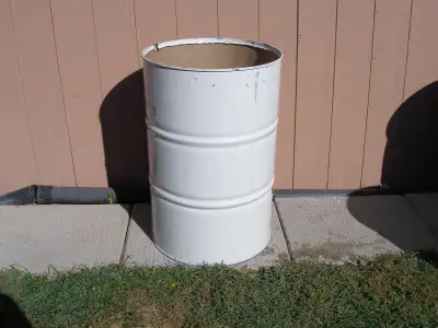 Get your burn barrel now . THESE BARRELS ARE $30 EACH ( CASH ONLY PLEASE ) . Call or text Bruce @ 20...