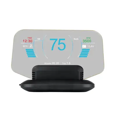 This unit allows you to see the speed up near the windshield, so you don't have to take eyes off the...