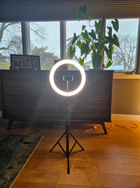 12" Ring Light with Stand, Phone Holder and remote