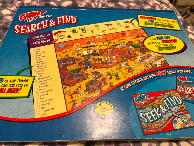 Search and Find Giant Family Fun Pad in Toys & Games in Oshawa / Durham Region - Image 2