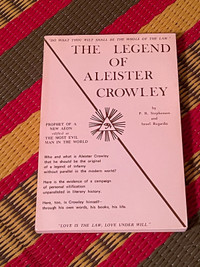  The legend of Aleister Crowley softcover book 1970