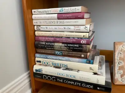 NEW PRICE Coffee tables books on dogs, View more