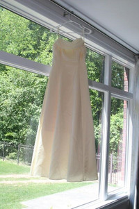 Dress - Long Pale Yellow Size 4 (have two)