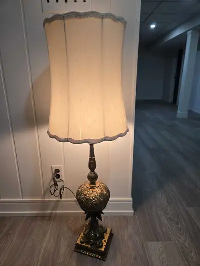 Vintage Floor Lamp. Brass plated, View more