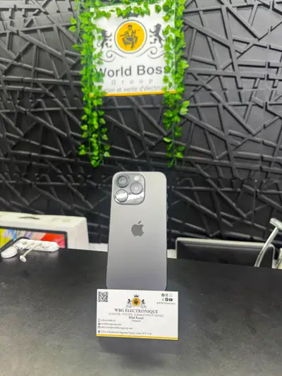 iPhone 15 Pro - 256GB - Black, View more