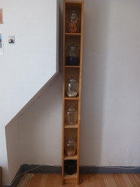 Narrow shelf