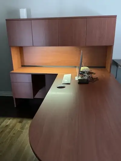 Bureau de travail avec rangement, View more