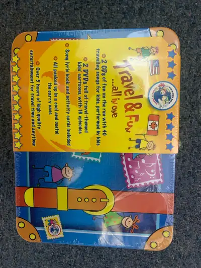 Travel & Fun...all in one" entertainment package for kids. Condition: New sealed in original package...