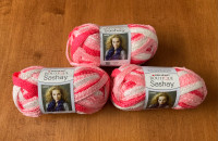 3 New Balls of Red Heart Boutique Sashay Yarn, Colour Tutu 