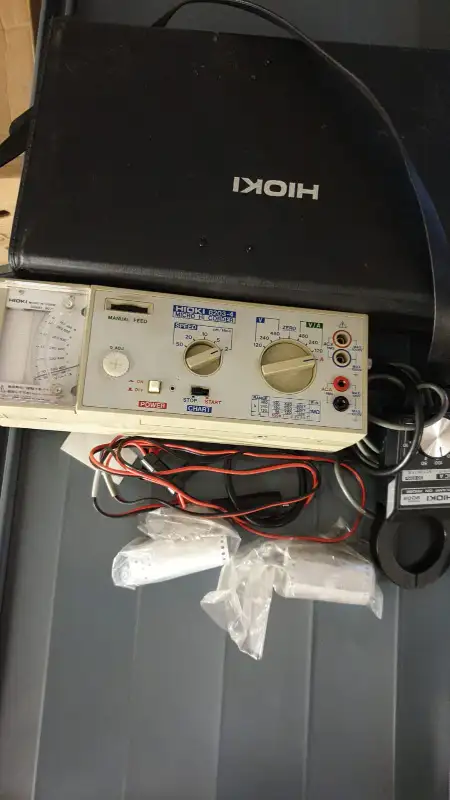 Hioki 8203-4 Micro Hi Corder W/ Probe Voltage Current Data in General Electronics in Kitchener / Waterloo - Image 7