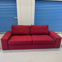 *FREE DELIVERY* IKEA KIVIK SOFA RED COUCH