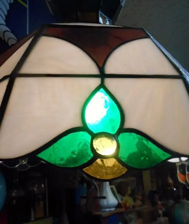 Lampe Vitraux - Abat-Jour Vitrail Suspendu avec Couronne in Indoor Lighting & Fans in Sherbrooke - Image 5