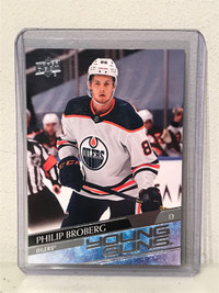 Philip Broberg Young Guns NHL Hockey Rookie Card Edmonton Oilers
