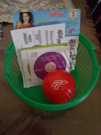 5 Workout DVDs and Toning Ball, View more