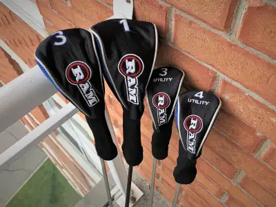 Ram Golf Driver, 3 metal, 3 hybrid, 4 hybrid Four club set., View more