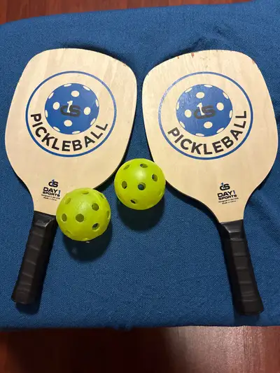Pickleball toy , two balls
