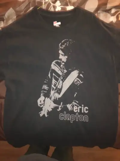 Eric Clapton World Tour 2006/7 North America. Size large. Worn once at time of purchase. Cash Only.