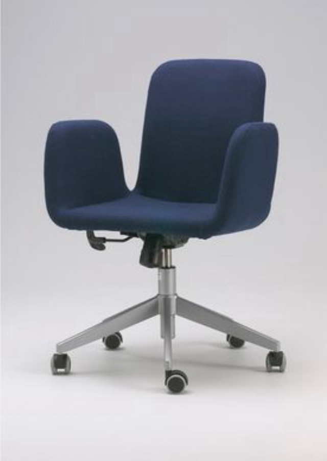 Chaise de Bureau - Pivotante - Rembourrée - Bleu Marine dans Bureaux  à Saint-Jean-sur-Richelieu