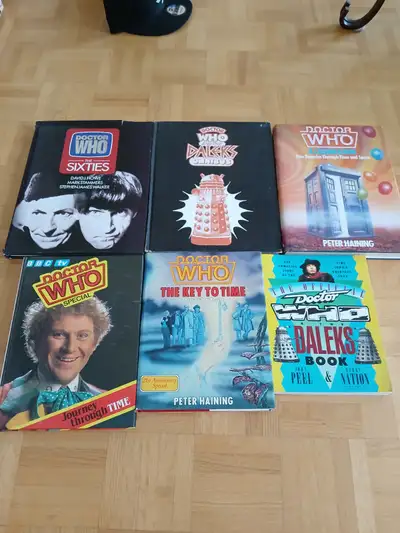 6 rare large DOCTOR WHO BOOKS - 5 hardcovers, View more