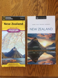 DK Witness New Zealand travel guide book, NZ travel map