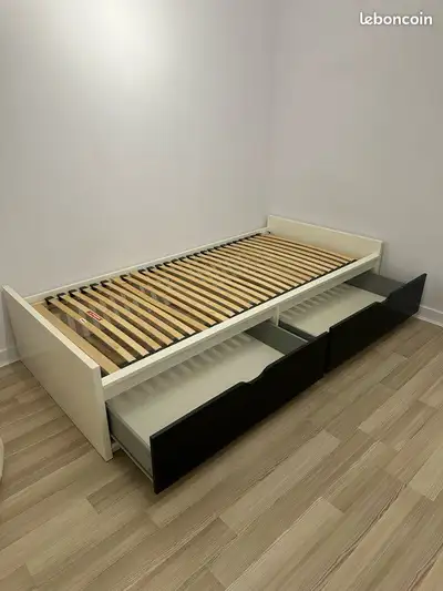 Sealy mattresss and ikea bed flaxa single /Twin, View more