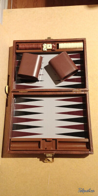 Backgammon Magnetique Brum Marbré