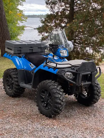 2016 Polaris sportsman 850 SP HIGH OUTPUT Dual exhaust New 27” tires and rim complete with 2” lift k...