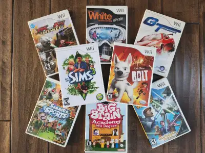 $5 EACH: - 30 Great Games - Outdoor Fun - AMF Bowling Pinbusters! - Balloon Pop - Ben 10 - Alien For...