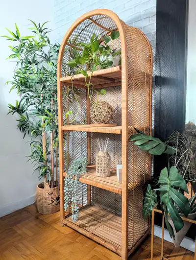 Wicker Shelf / Bookcase (Large), View more