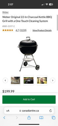 Euc charcoal grill - used for one summer 